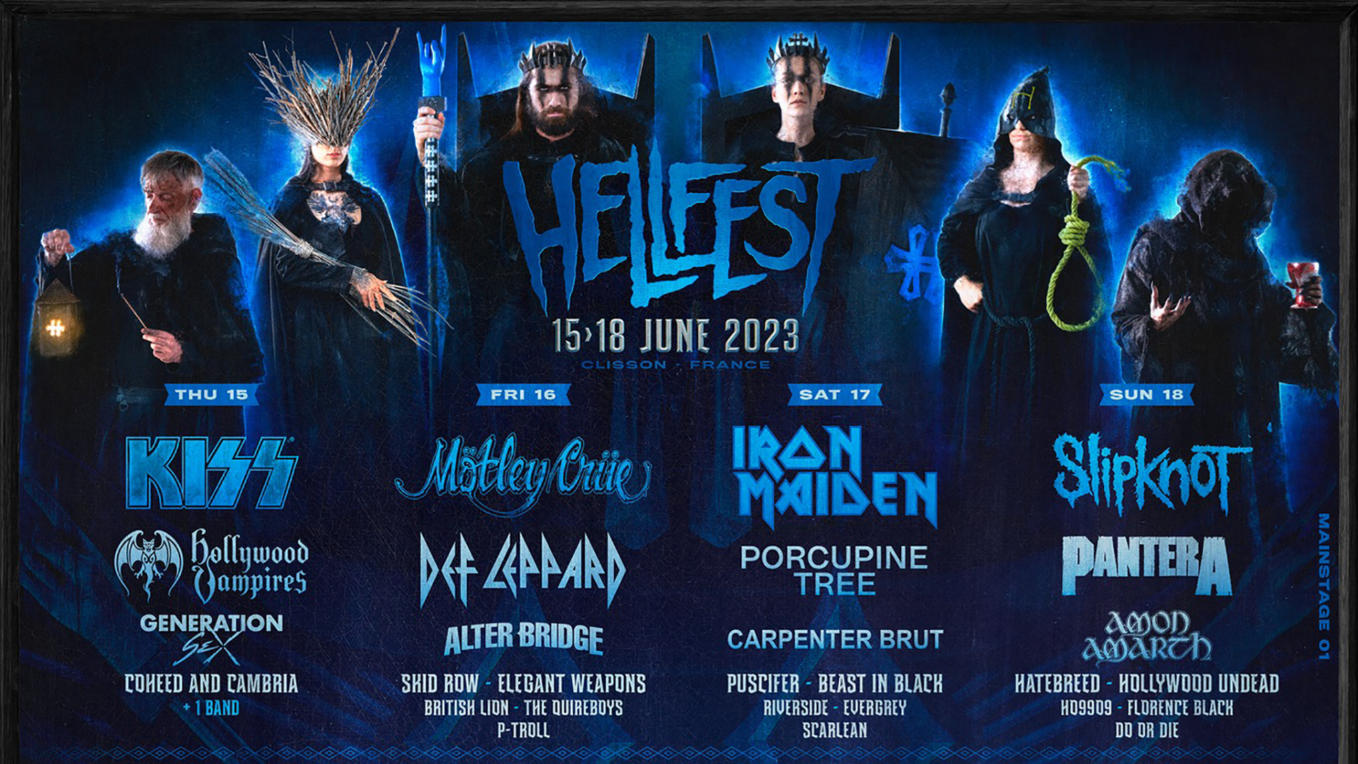 Cartel del Hellfest Open Air 2023 The sound of the embryo