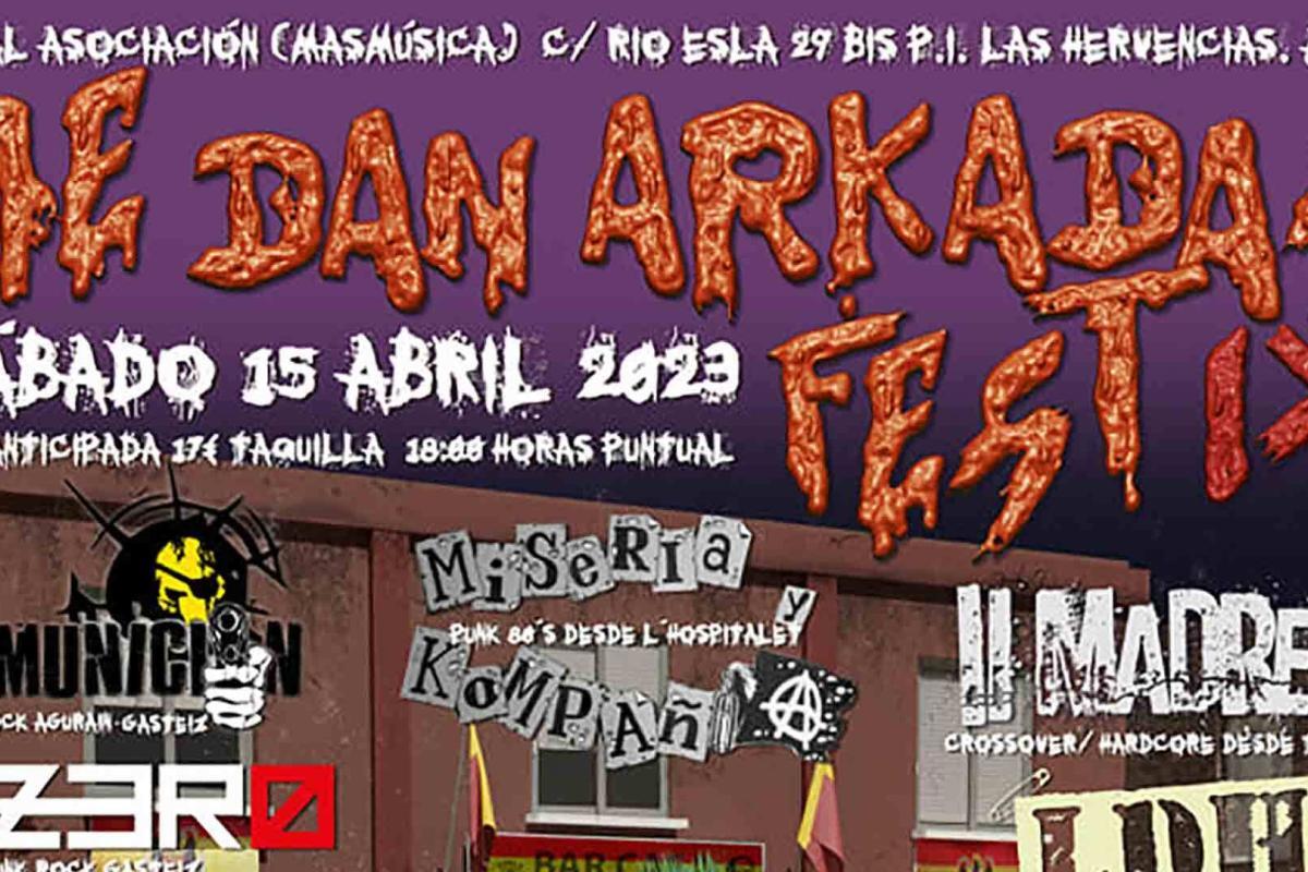 Cartel de la novena edición del Me Dan Arkadas Fest