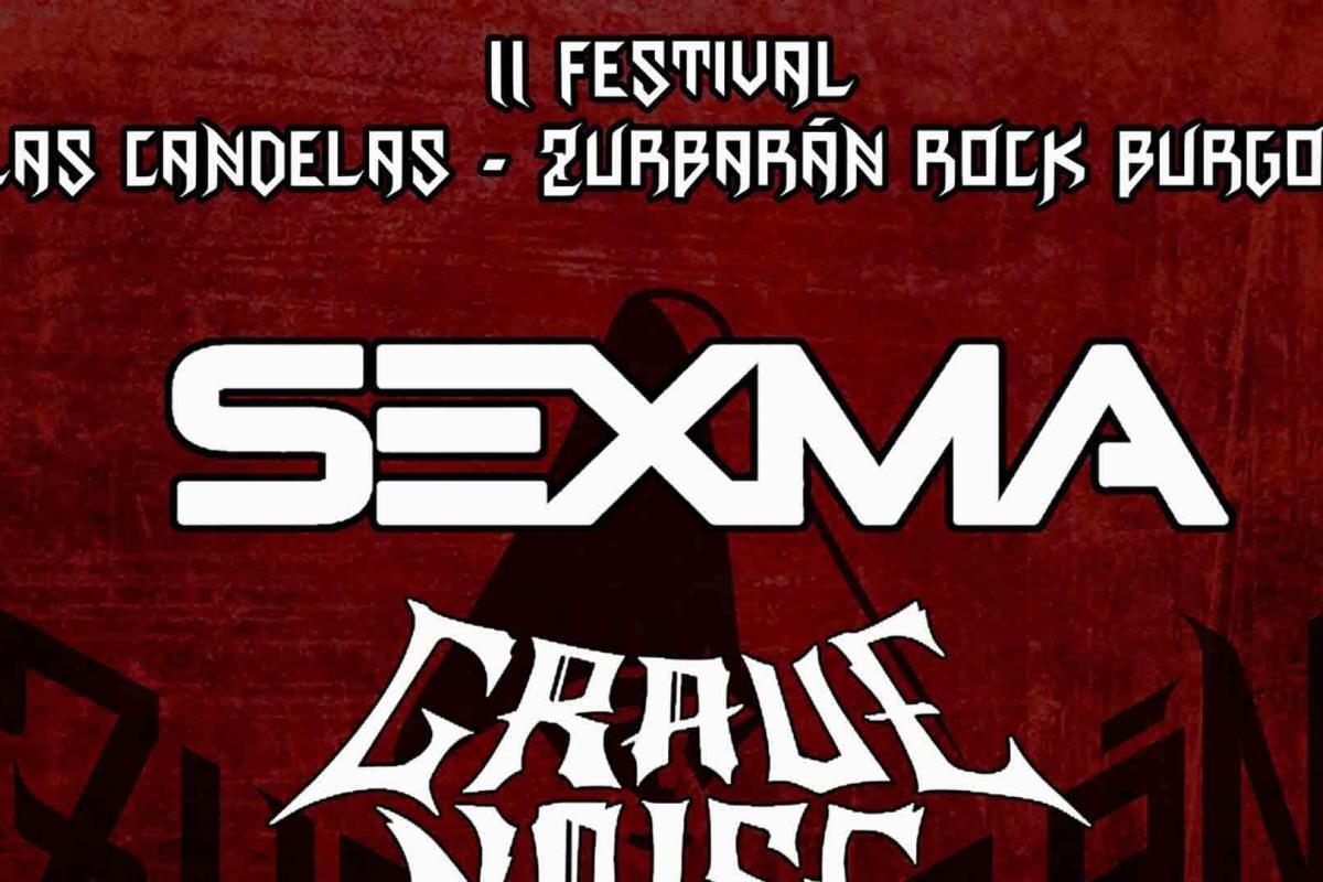 Cartel de la segunda edición del festival Las Candelas – Zurbarán Rock Burgos