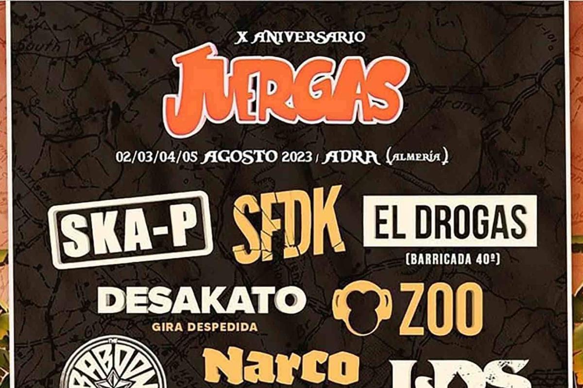 Nueva tanda de confirmaciones de la próxima edición de The Juergas Rock Festival