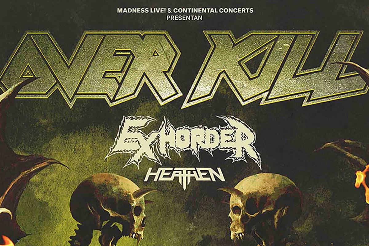 Bandas acompañantes en la gira española de Overkill