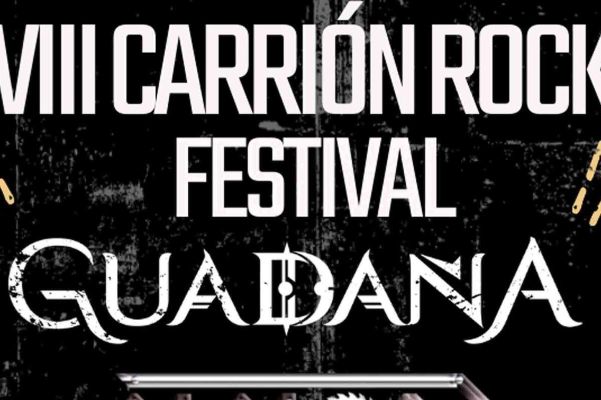 Cartel de la octava edición del Carrión Rock Festival