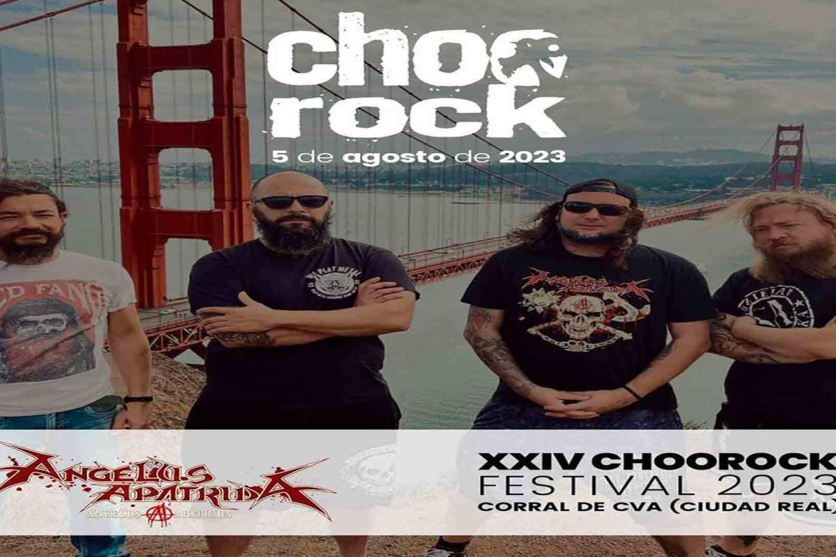 Angelus Apatrida, segunda confirmación de la vigesimotercera edición del ChooRock Festival