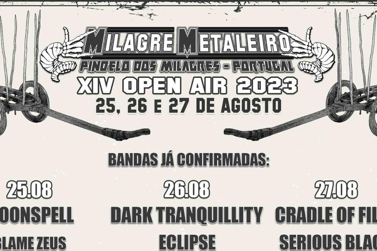 Nuevas confirmaciones del Milagre Metaleiro Open Air 2023