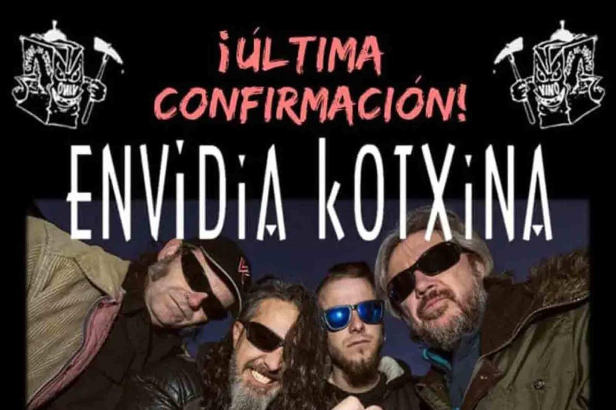 Envidia Kotxina completa el cartel de la vigésima cuarta edición del Zotes Rock