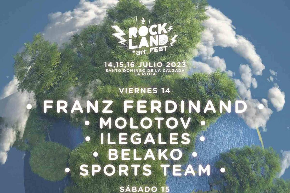 Cartel por días de la tercera edición del RockLand Art Fest