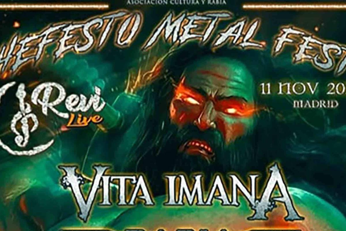 Cartel de la primera edición del Hefesto Metal Festival