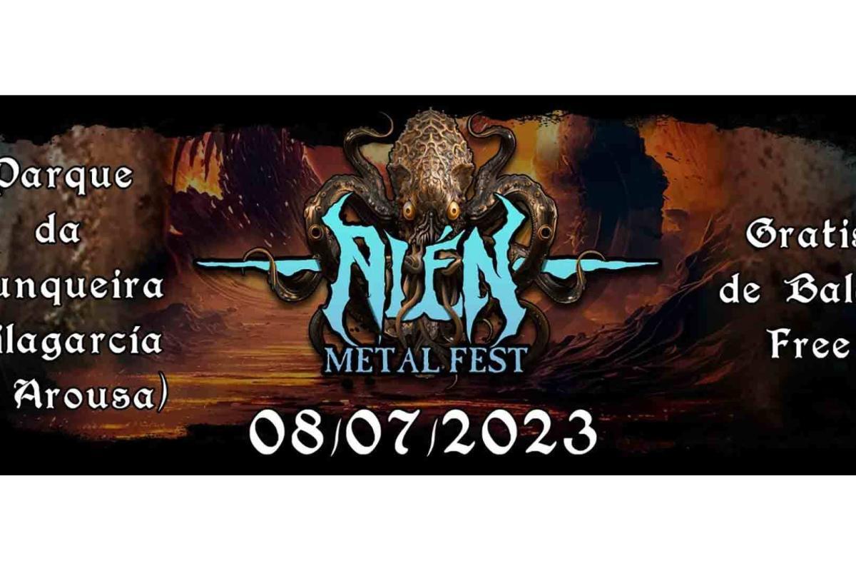 Cartel de la tercera edición del Alén Metal Fest
