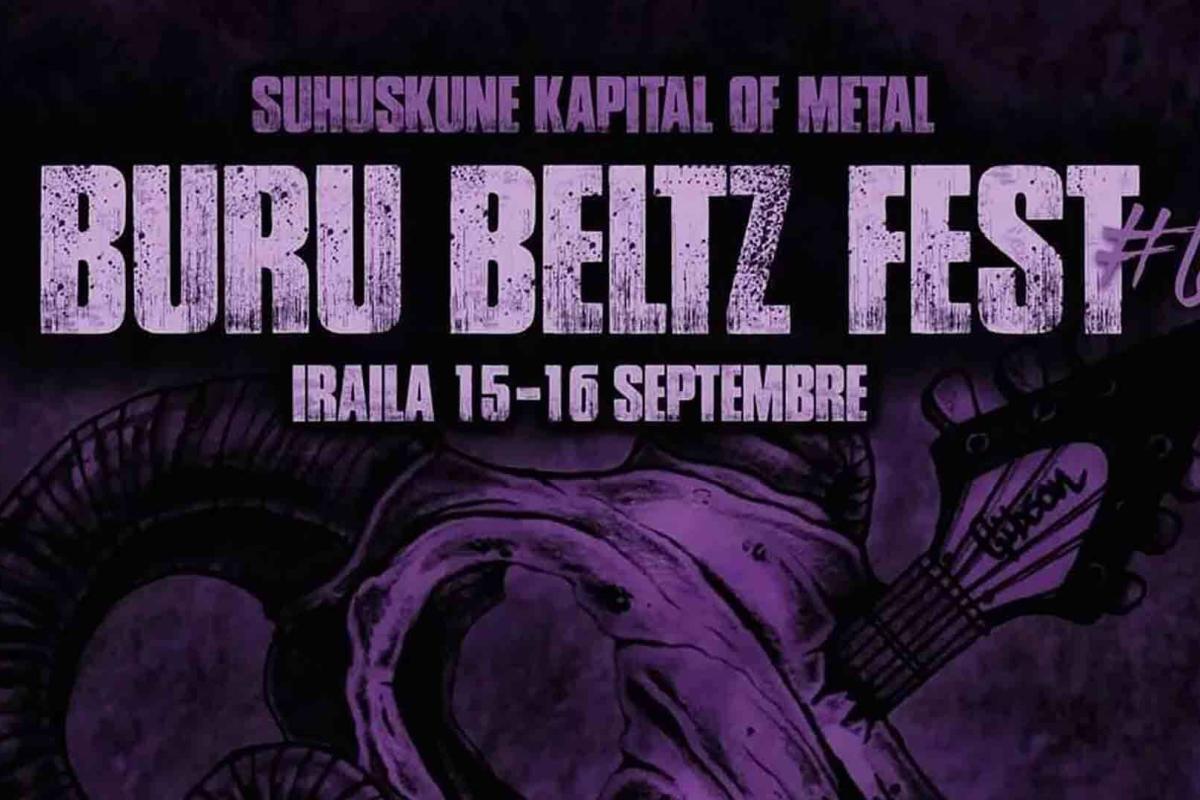 Cartel de la sexta edición del Buru Beltz Fest