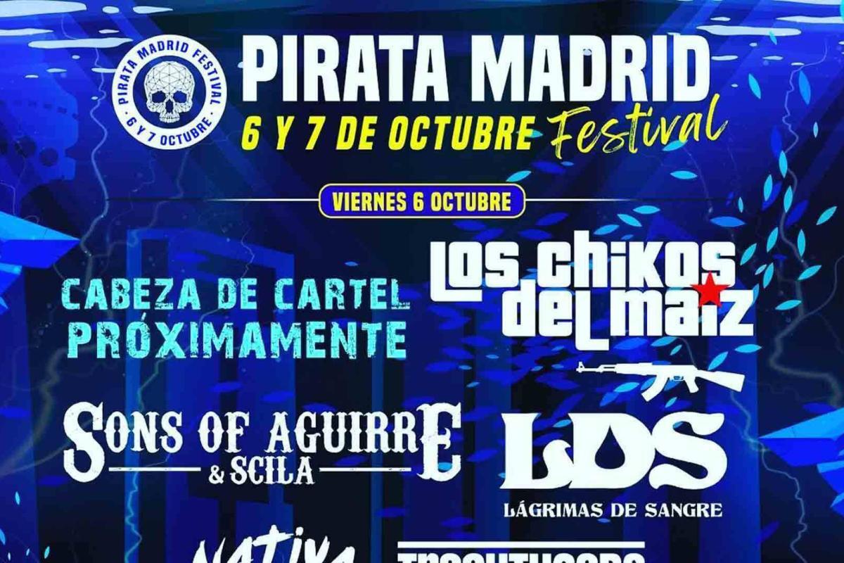 Cartel de la primera edición del Pirata Madrid Festival