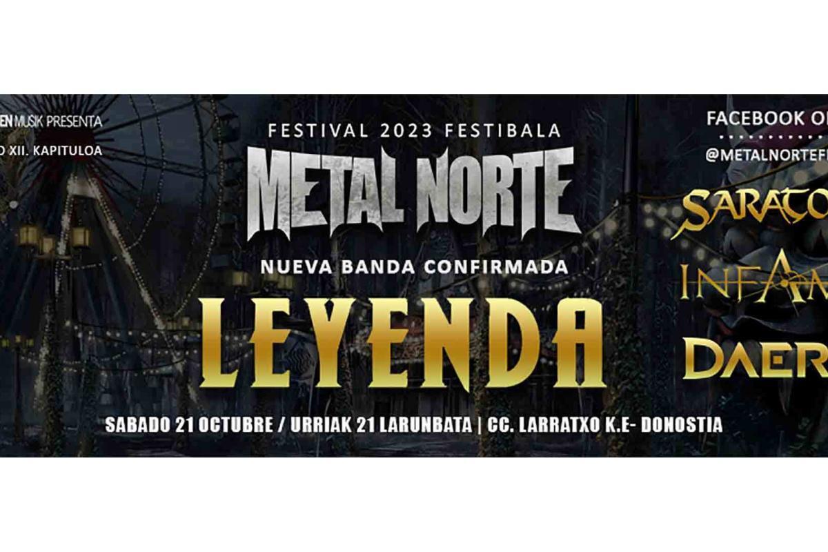 Leyenda, última confirmación de la duodécima edición del Metal Norte Festival