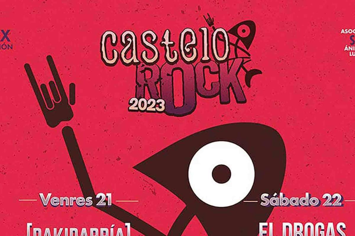 Distribución de bandas por días de la decimoctava edición del Festival Castelo Rock
