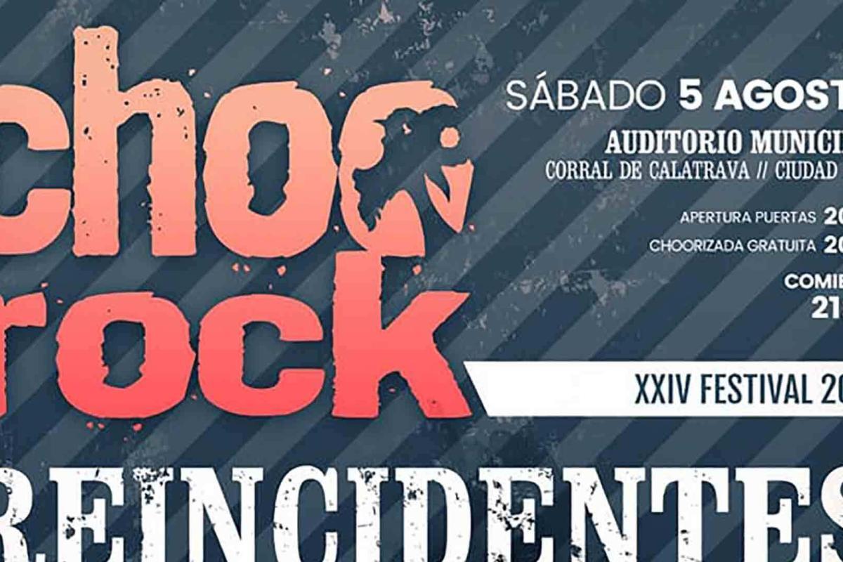 Cartel de la vigesimotercera edición del Choorock Festival
