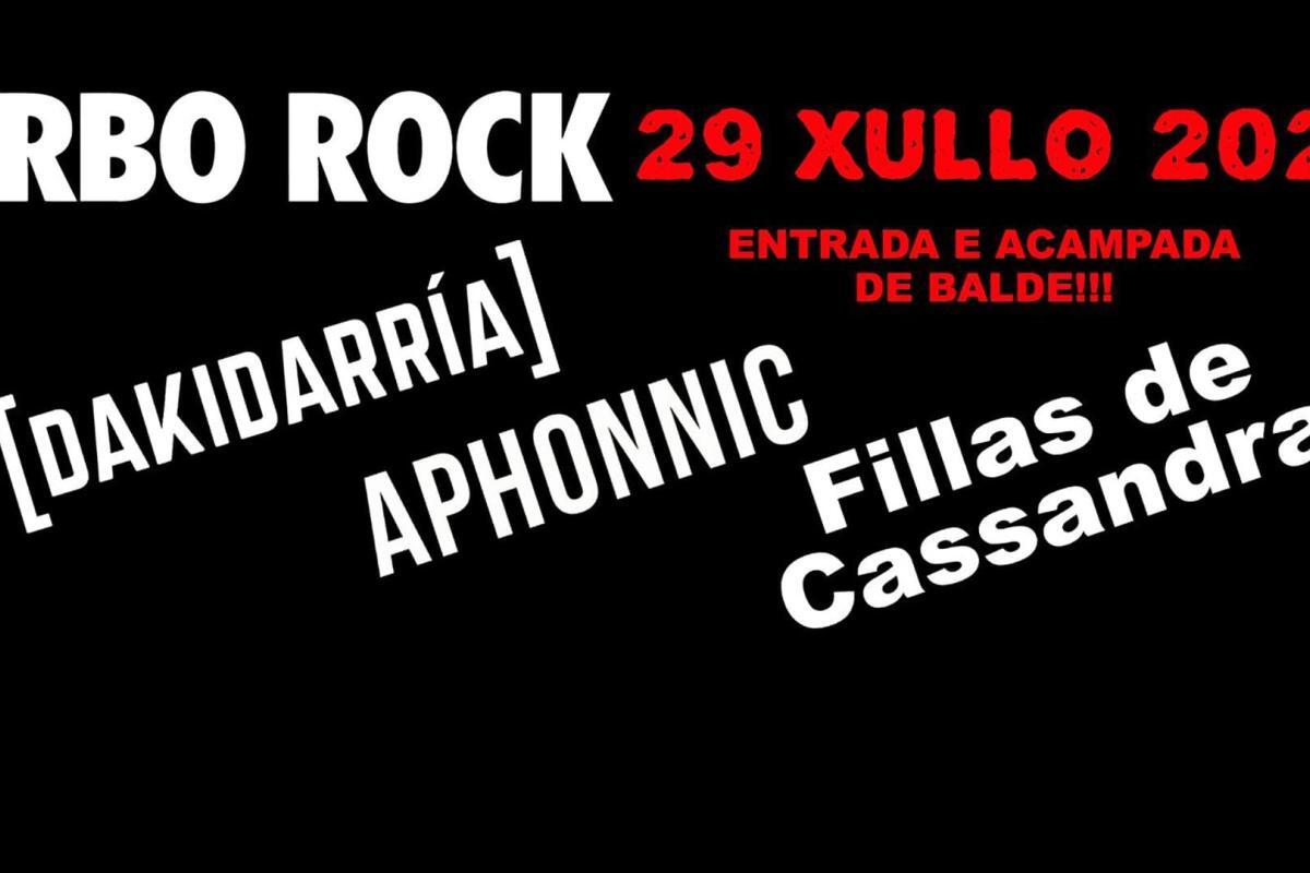 Cartel del festival Arbo Rock 2023