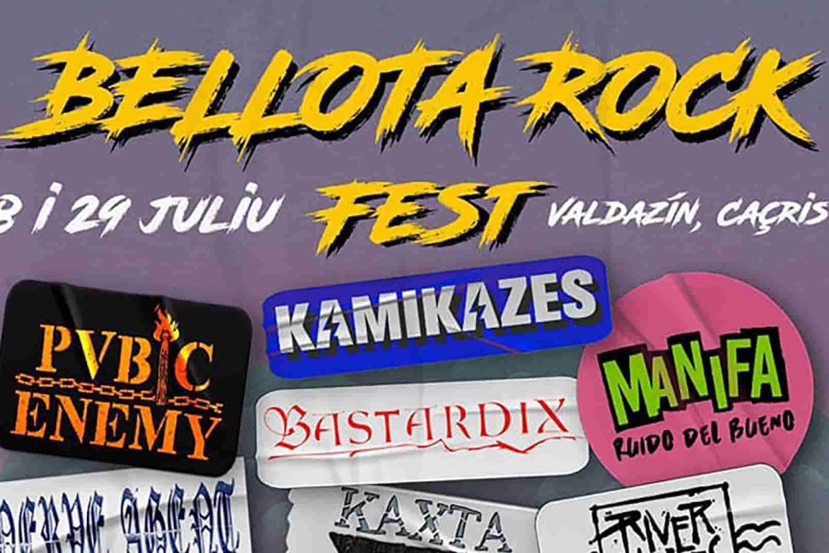 Cartel de la próxima edición de Bellota Rock Fest