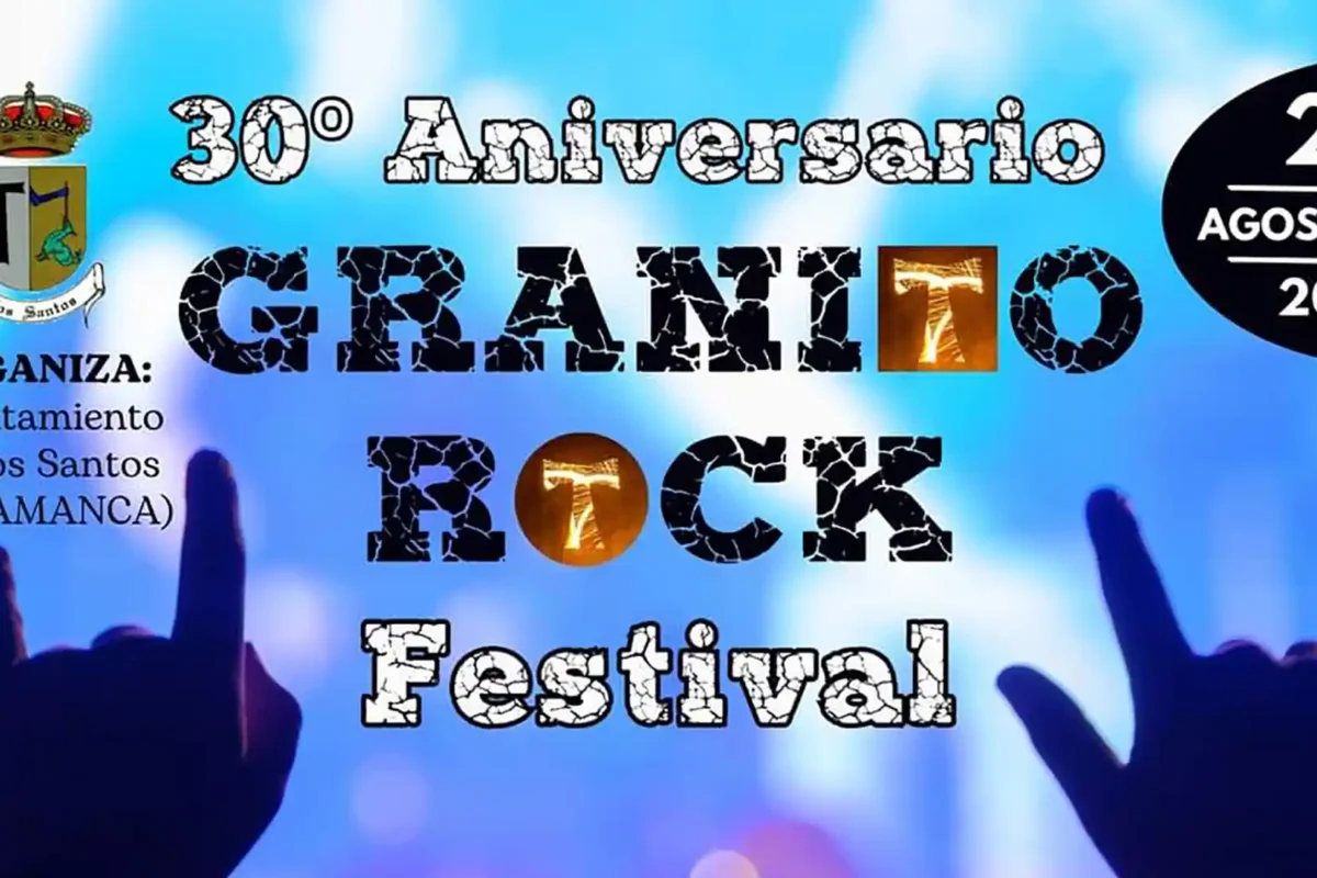 Cartel de la trigésima edición del Granito Rock Festival