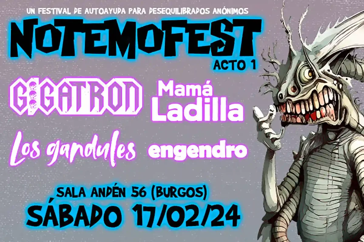 Cartel de la primera edición del Notemofest Festival