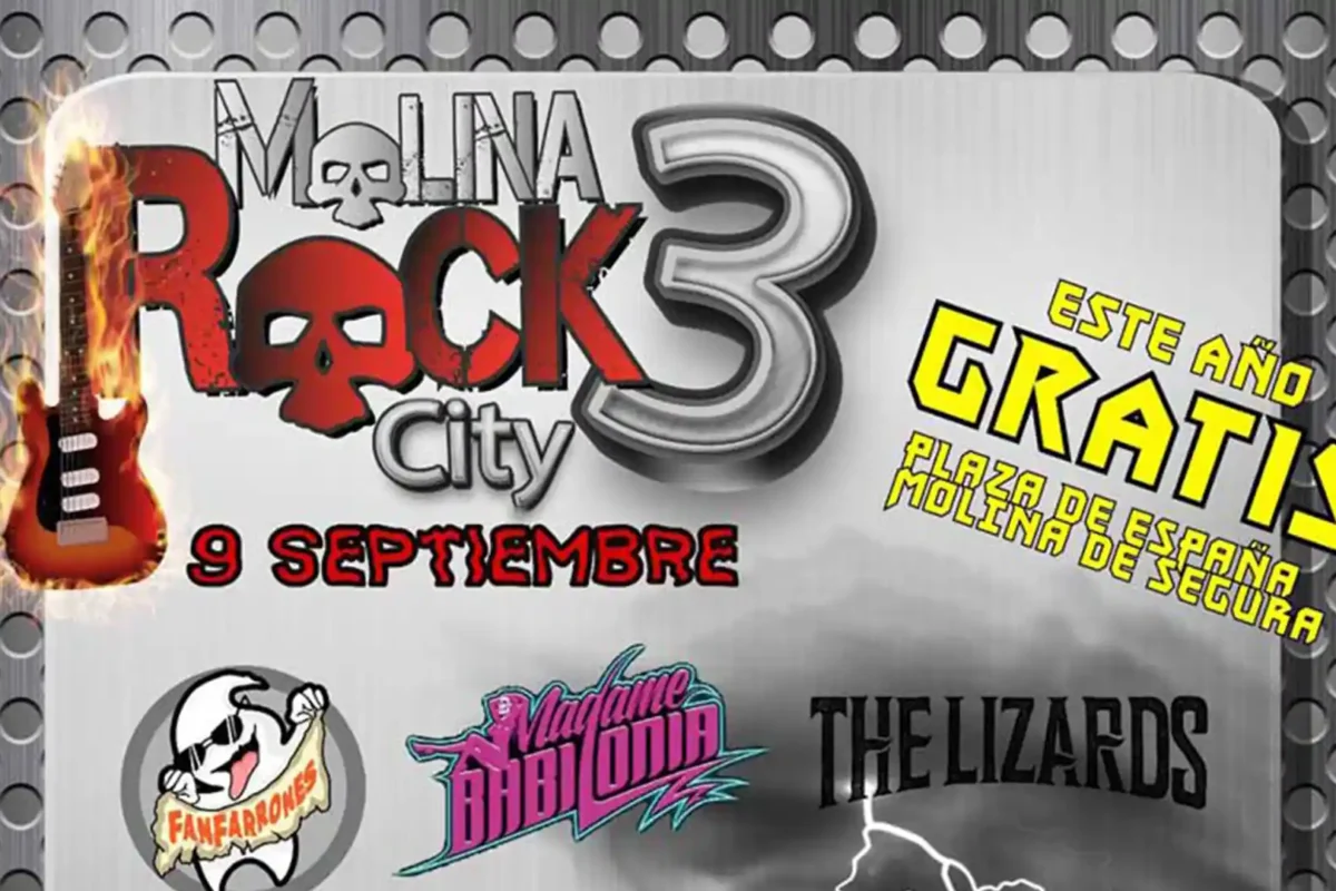 Cartel de la tercera edición del Molina Rock City