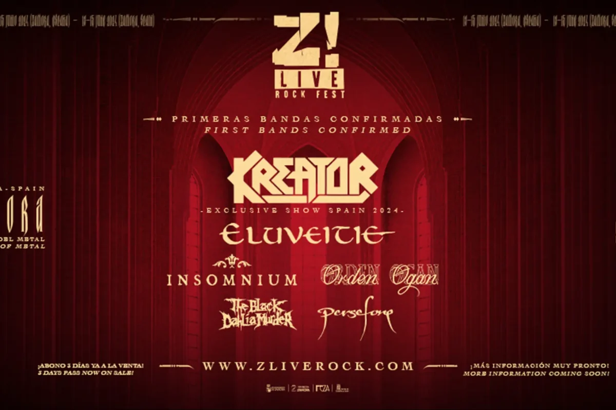 Primera tanda de confirmaciones del Z! Live Rock Fest 2024