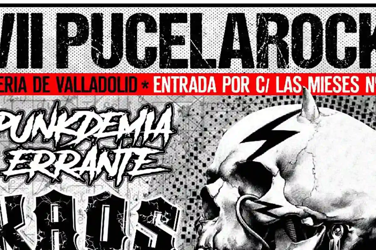 Cartel de la séptima edición del Pucela Rock