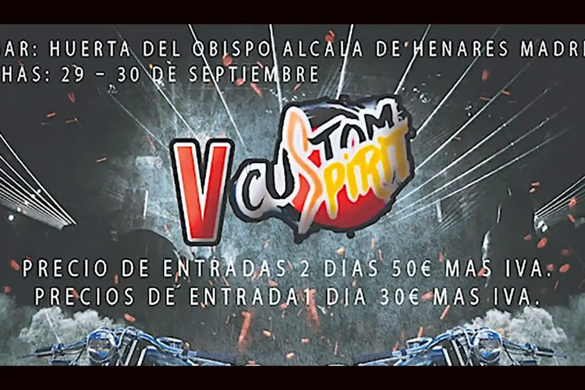 Cartel de la quinta edición del Festival Custom Spirit