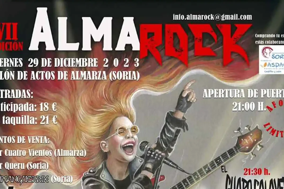 Cartel de la séptima edición del Almarock