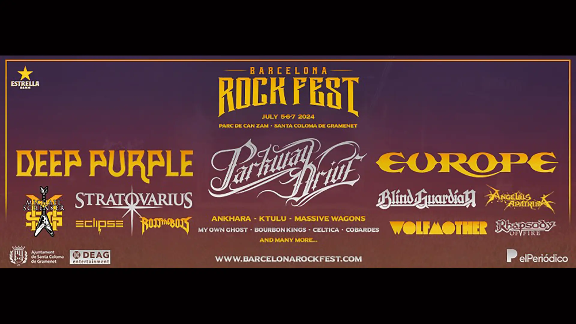 Primera Tanda De Confirmaciones De La Octava Edición Del Barcelona Rock Fest The Sound Of The 