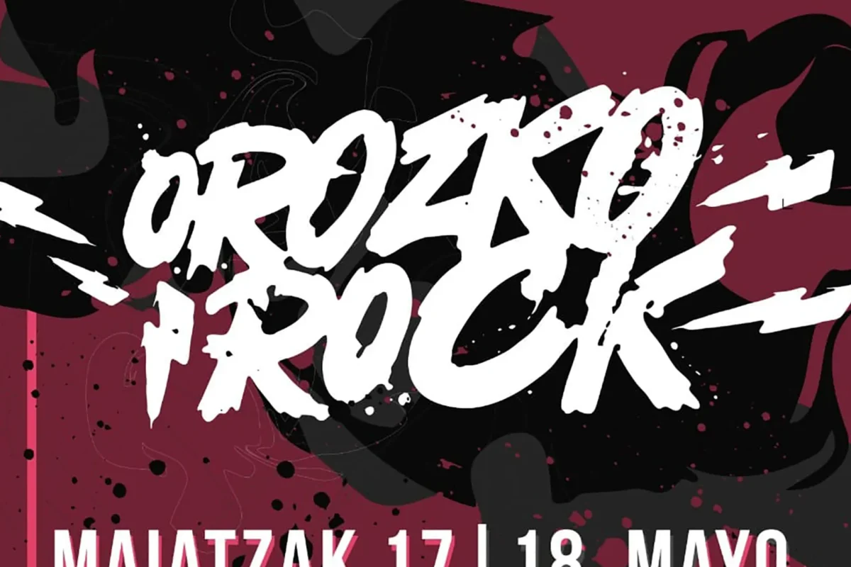Cartel de la próxima edición del Orozko Rock