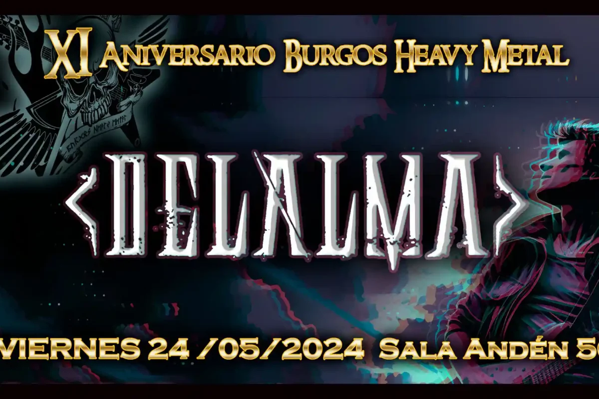 Delalma, nueva confirmación del undécimo aniversario de la asociación Burgos Heavy Metal
