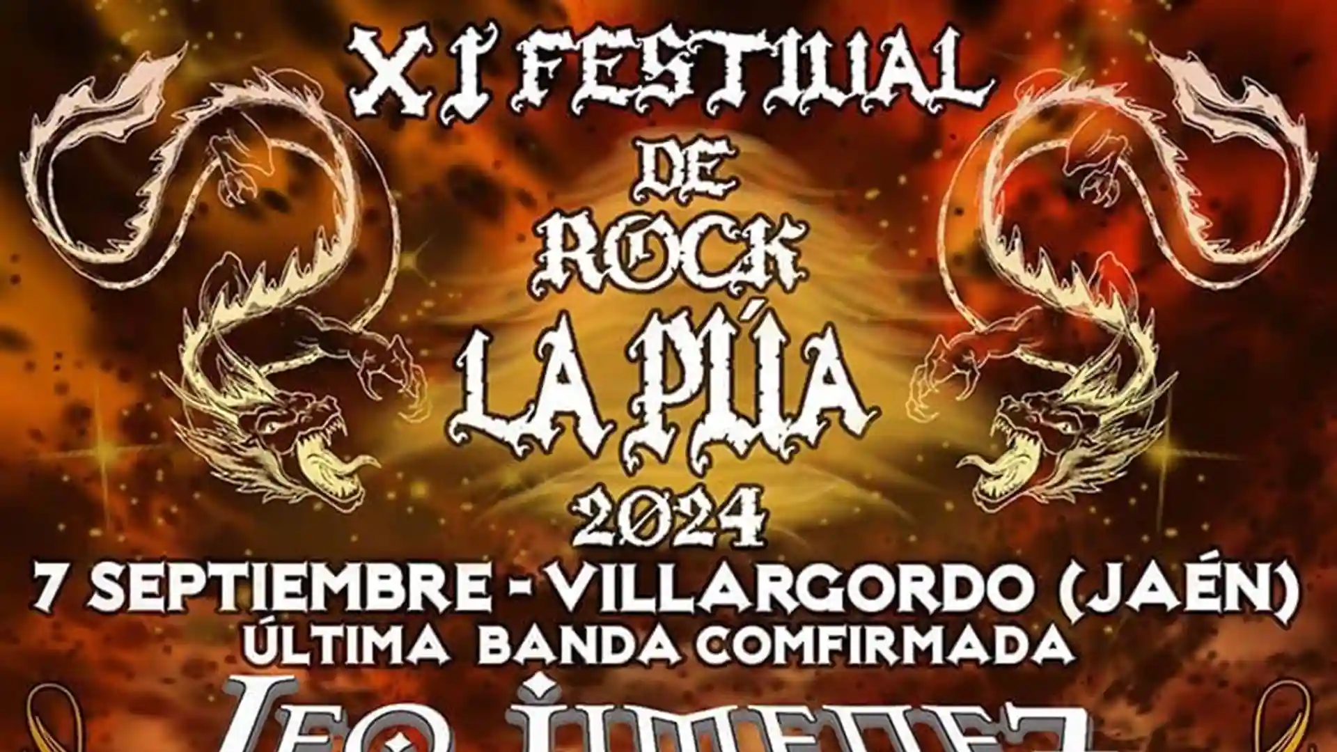 Leo Jiménez Completa El Cartel De La Undécima Edición Del Festival De Rock La Púa The Sound Of 