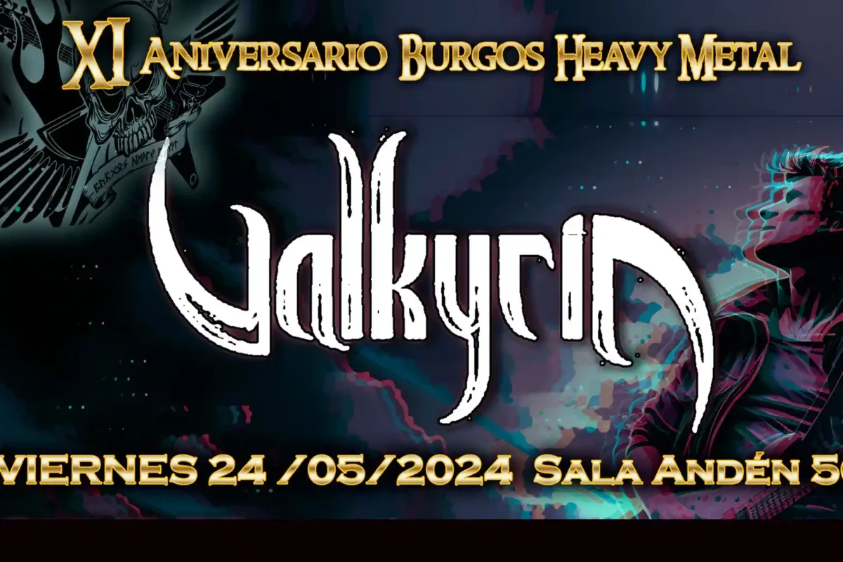 Valkyria, nueva confirmación del undécimo aniversario de la Asociación Burgos Heavy Metal