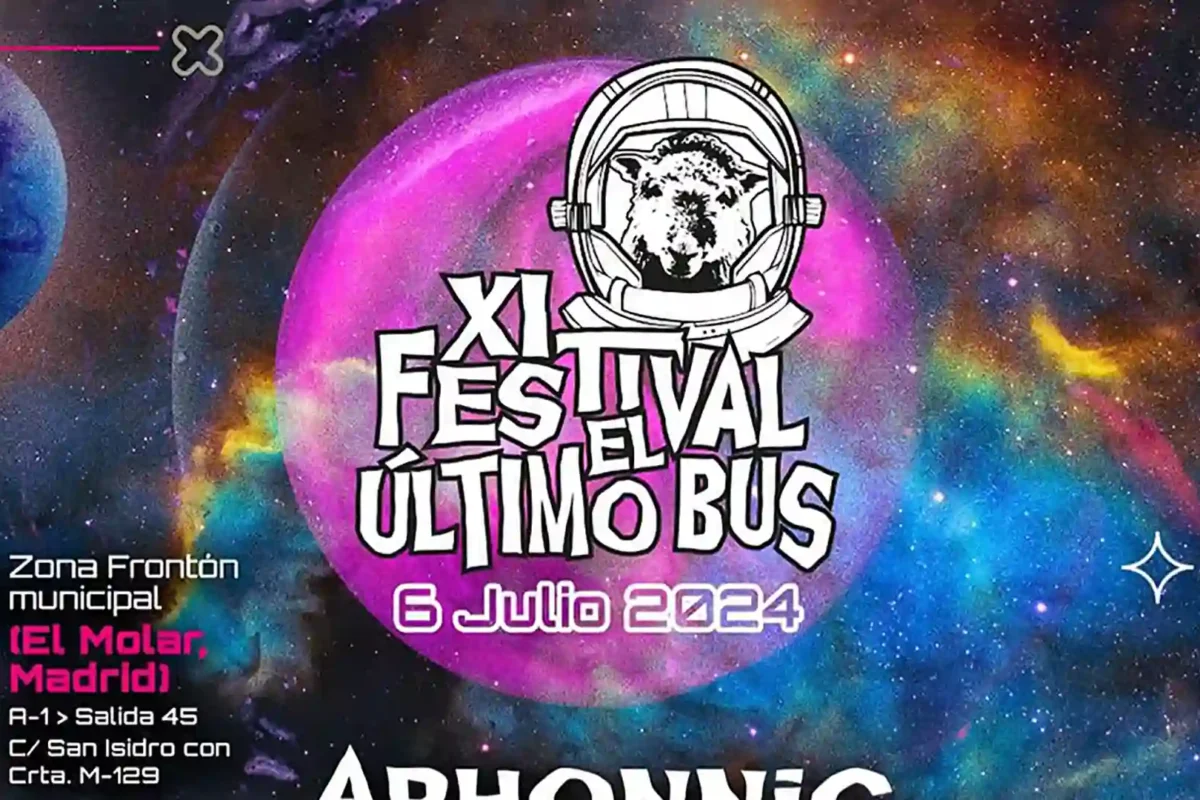Cartel de la undécima edición del festival “El Último Bus”