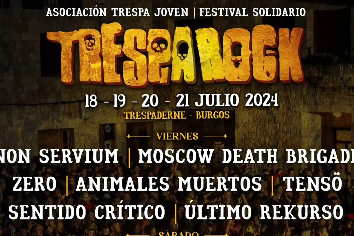 Distribución de bandas por días de la próxima edición del Tresparock