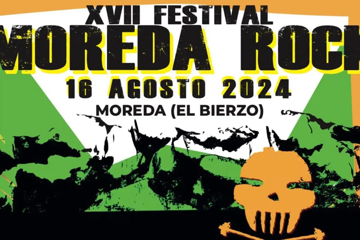 Cartel de la decimoséptima edición del Festival Moreda Rock