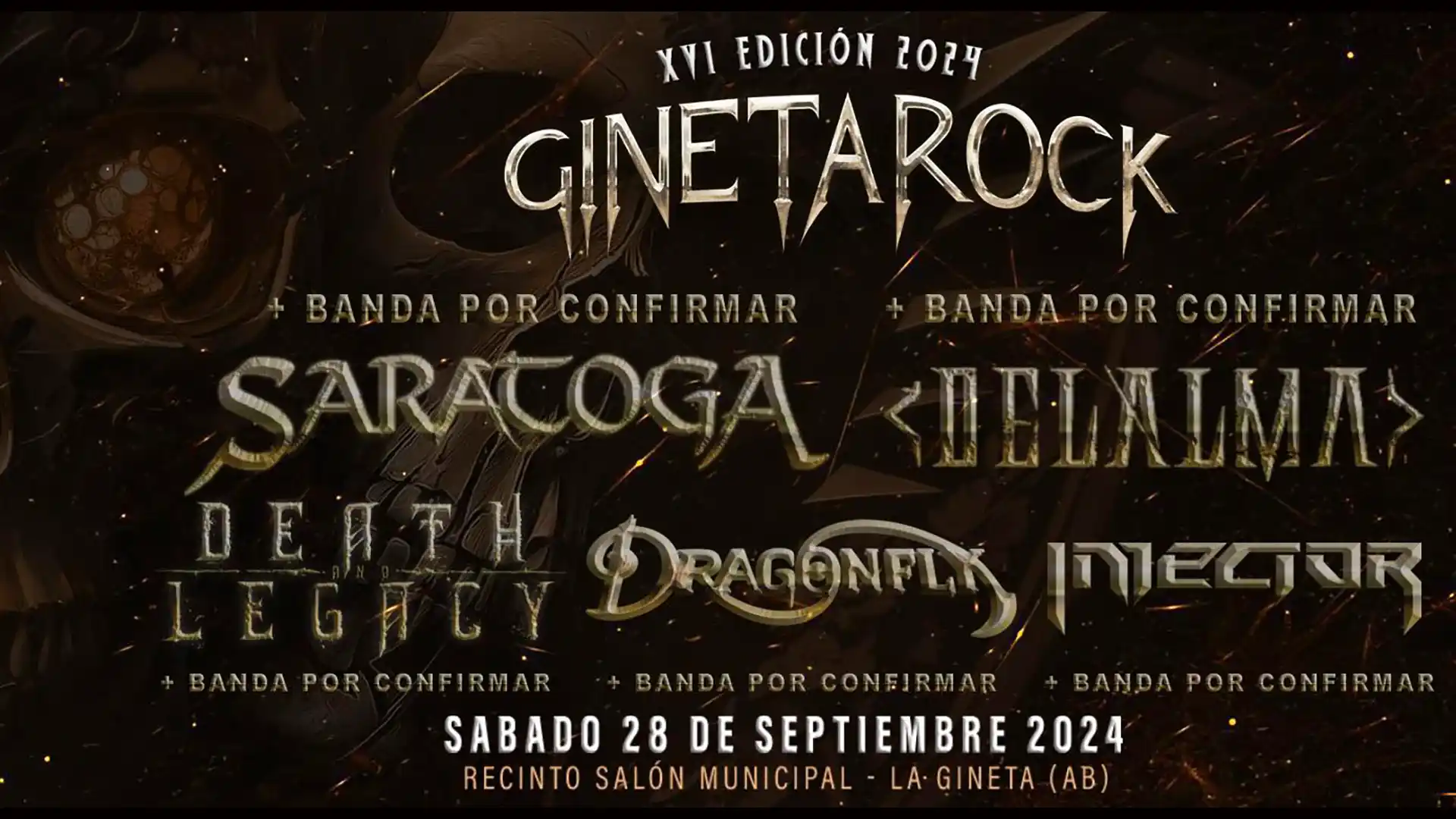 Nueva Tanda De Confirmaciones De La Decimosexta Edición Del Ginetarock The Sound Of The Embryo 