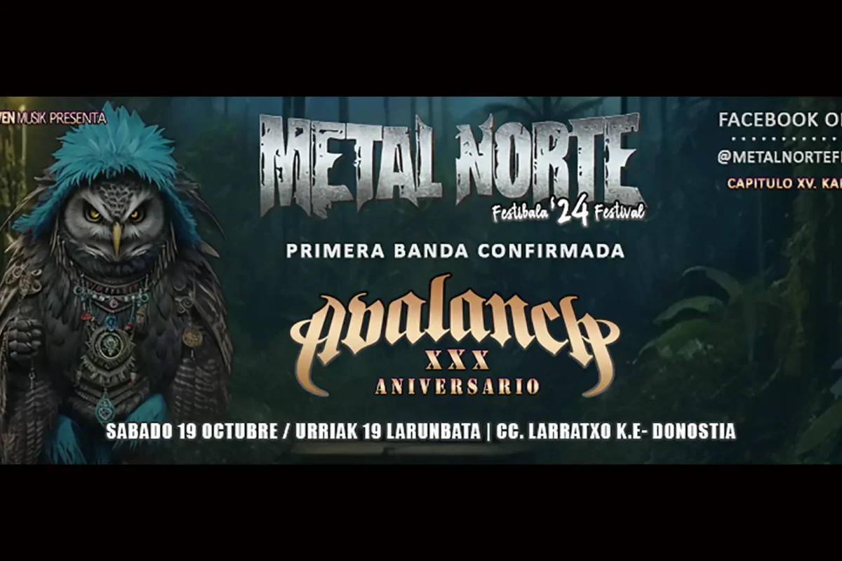 Avalanch, primera confirmación de la próxima edición del Metal Norte Festibala