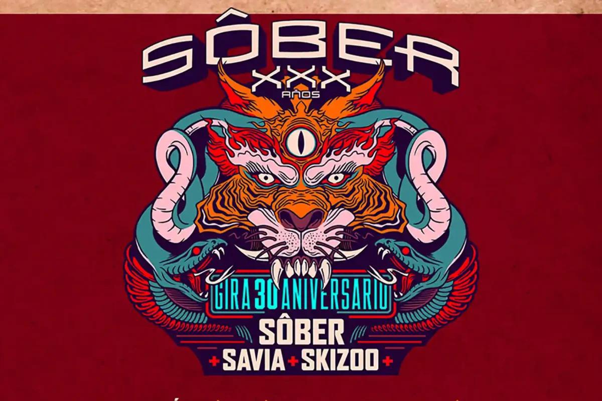 Nuevas fechas de la gira 30 aniversario de Sôber junto a Savia y Skizoo