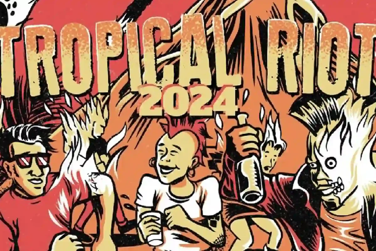 Cartel de la quinta edición del Tropical Riot