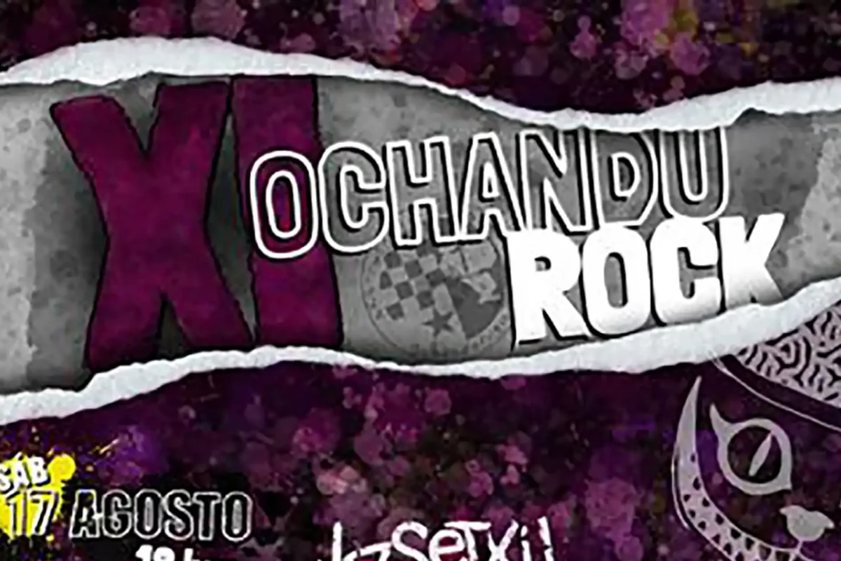 Cartel de la undécima edición del festival OchanduRock