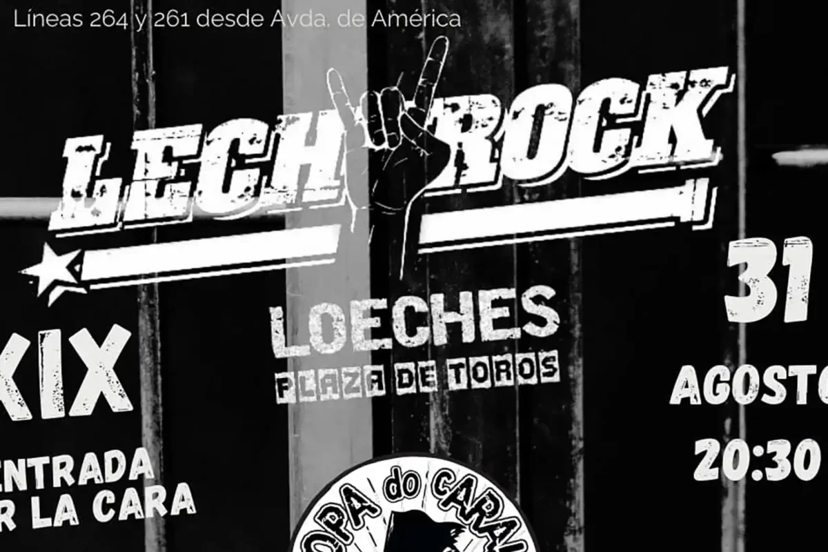 Cartel de la decimonovena edición del festival Lechurock