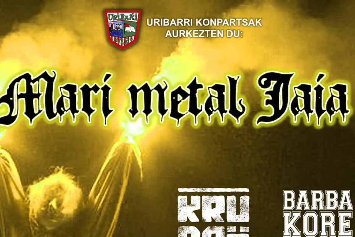 Cartel de la tercera edición del Mari Metal Jaia