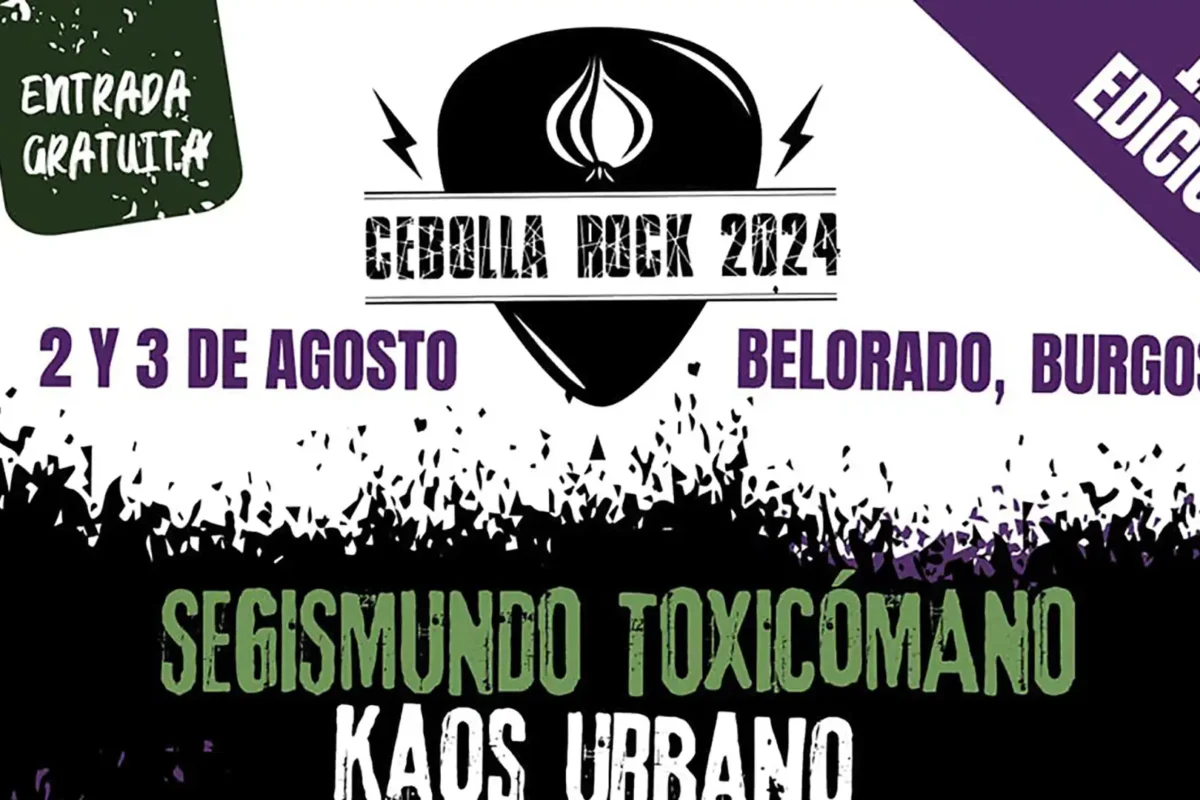 Este sábado se celebra la novena edición del Cebolla Rock