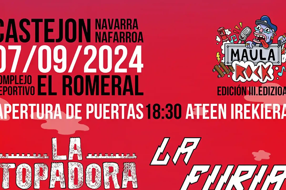Cartel de la tercera edición del MaulaRock