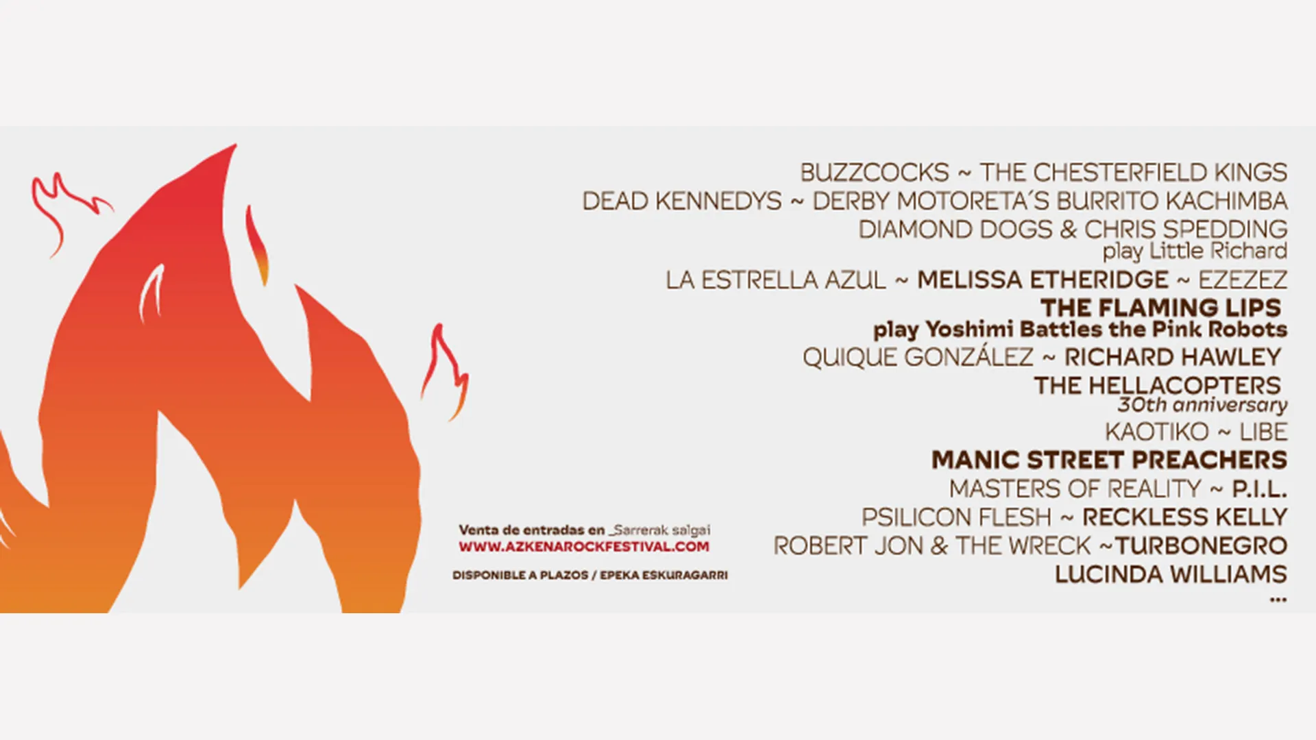 Primera tanda de confirmaciones del Azkena Rock Festival 2025 – The ...