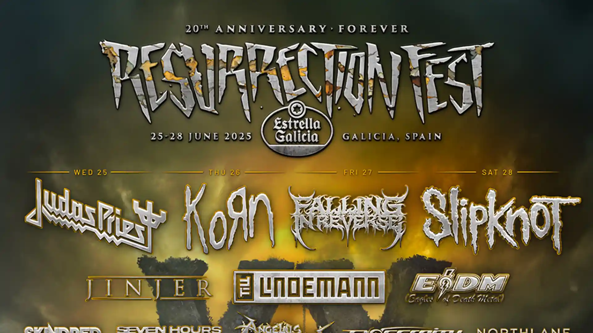 85 bandas ya confirmadas para la vigésima edición del Resurrection Fest ...