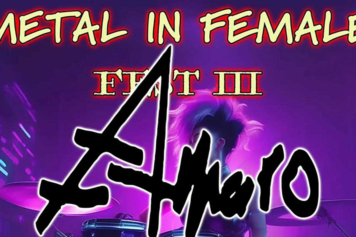 Cartel de la tercera edición del Metal In Female