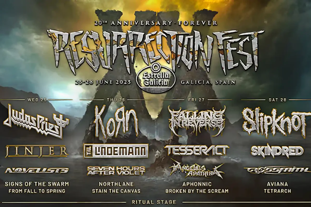 Cartel por días del Resurrection Fest 2025