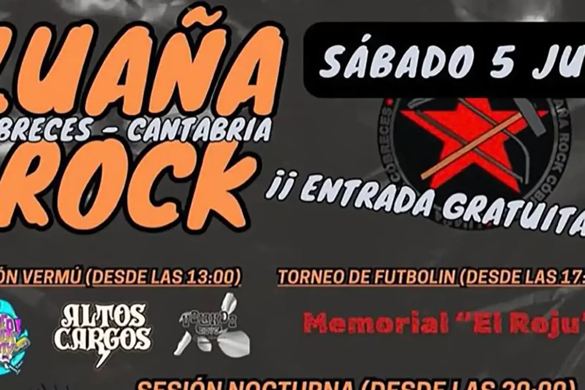 Horarios del Luaña Rock 2025