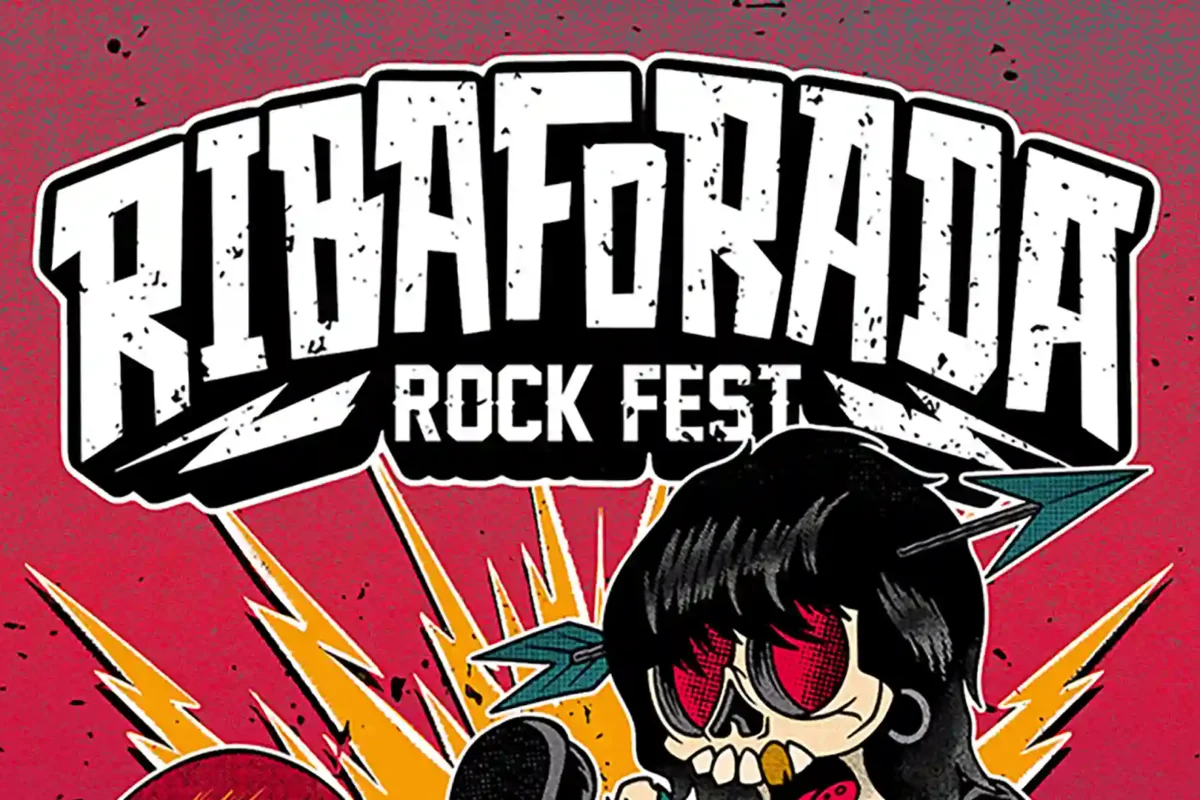 Cartel de la segunda edición del Ribaforada Rock Fest