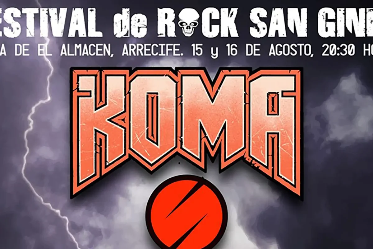 Cartel de la trigésima segunda edición del Festival de Rock San Gines